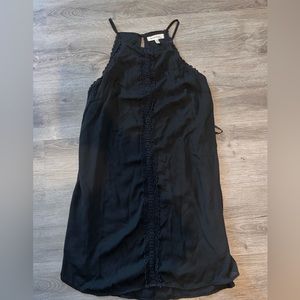 Black monteau dress